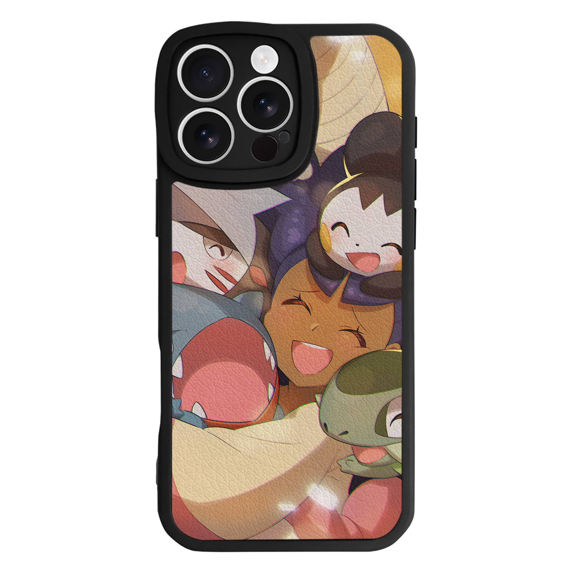 （画像用） ポケットモンスター Pokémon 【iPhone 16シリーズ対応】シリコンスマホケース（レザー調） 材質：シリコン